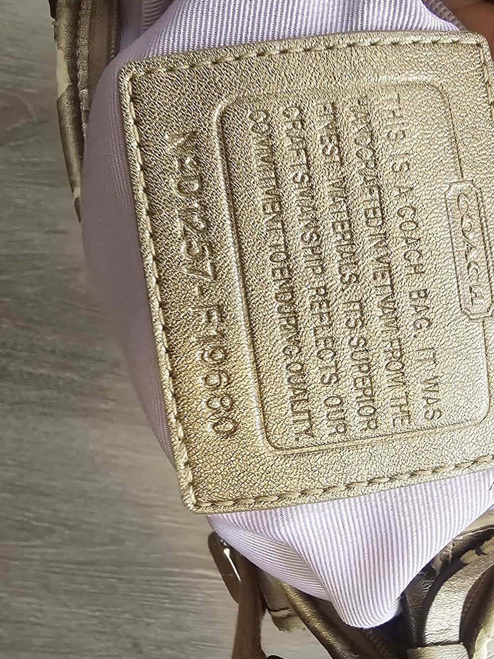 Coach Signature Canvas Crossbody Bag in Beige - Picture 3 of 3